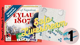 Battles of Napoleon Eylau 1807 solo livestream [upl. by Koller578]