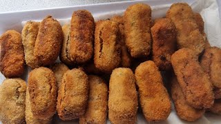 Receita de croquetes de carne de vacacom Maria helena [upl. by Turino819]