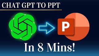 FREE Hacks to Create PPT using Chat GPT in 8 Mins [upl. by Nylirak]