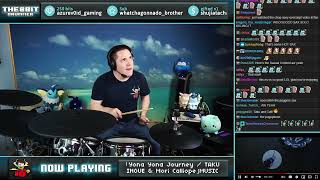 The8BitDrummer  TAKU INOUE ft Mori Calliope  Yona Yona Journey [upl. by Crosse816]