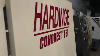 HARDINGE CONQUEST T51 TURN MILL LATHE [upl. by Brynne614]