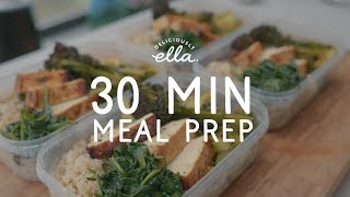 30 Minute Meal Prep  Vegan  Deliciously Ella [upl. by Dowd831]