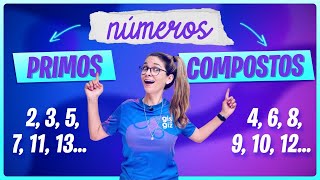 NÚMEROS PRIMOS E COMPOSTOS RESUMÃO [upl. by Ttennej]