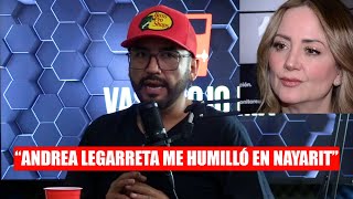 🔴 ANDREA LEGARRETA ME HUMILLÓ EN PROGRAMA HOY  VASO ROJO MX PODCAST [upl. by Keven]