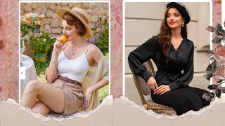 La Época🎀 En Que Las Mujeres Se Vestían Femeninas y Delicadas Estilo Vintage Retro vintagestyle [upl. by Adnohsar]