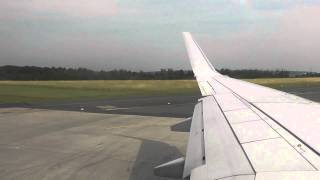 Tuifly 737800 Takeoff from Düsseldorf to Dalaman [upl. by Oetomit596]