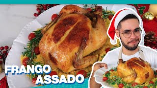 SUCULENTO E BEM TEMPERADO  FRANGO ASSADO ESPECIAL PARA O NATAL [upl. by Olva]