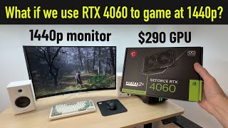 What if we use RTX 4060 to play the latest games at 1440p in Q4 2024 [upl. by Berkeley]