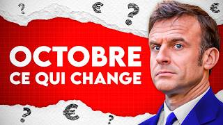 TOUT ce qui change pour vous en octobre [upl. by Conrado]