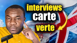 interviews carte verte et citoyenneté américaine [upl. by Liahkim]