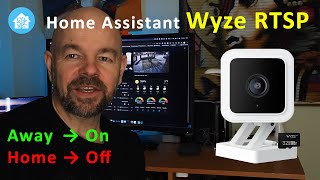 Using WyzeCam in Home Assistant with RTSP firmware [upl. by Araes]