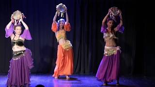 La Melodia delle Muse dOriente Danza del Ventre con Tamburello Tambourine Bellydance [upl. by Kassandra]