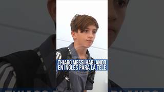 Thiago Messi hablando en inglés y traduciendole a sus compañeros de Inter Miami 😱 [upl. by Nilorac]