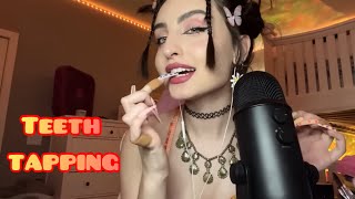 ASMR BeeBee asmr only teeth tapping compilation [upl. by Aniweta918]