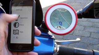 SLUK  TomTom VIO Scooter SatNav Navi Navigator test [upl. by Yerffoj]