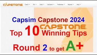 Capsim Guide 2024  Top 10 Winning Tips  960  Capsim Capstone 2024 Capsim Round 2 [upl. by Jacqueline]