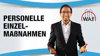 Personelle Einzelmaßnahme einfach erklärt  Definition der personellen Einzelmaßnahme [upl. by Demott]