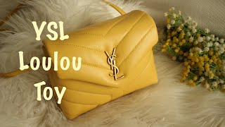 YSL Loulou Toy Yellow  MODSHOTS [upl. by Herrle541]