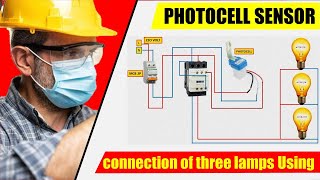 photocell sensor connection  photocell wiring diagram [upl. by Randa993]