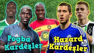 Kardeş Futbolcular  17 Ünlü Futbolcu Ailesi [upl. by Yraht]