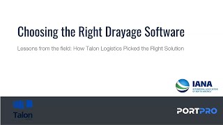 Choosing the Right Drayage Software for Your Business How Talon Logistics Picked the Right Solution [upl. by Rob869]