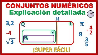 CONJUNTOS NUMÉRICOS  Explicación detallada  MUY FÁCIL 🤩 [upl. by Quintessa]