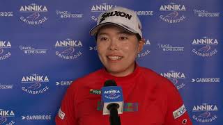 Minami Katsu Thursday Flash Interview 2023 The ANNIKA driven by Gainbridge at Pelican © LPGA [upl. by Ttayw]