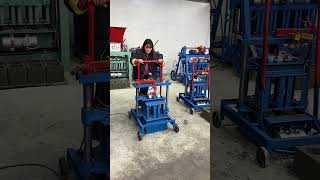 small manual brick making machinemachine a block automatique [upl. by Edahsalof]