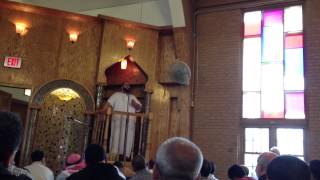 Shaikh Moussa Al Azzouni leading friday prayer in ICCI mosque in chicago  mana association [upl. by Blaine252]