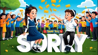 Sorry סליחה Song  Fun and Educational songs for Kids  Torah Tots TV [upl. by Aleafar492]