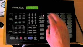 Roland R70 Drum Machine Demo [upl. by Sapers]