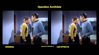 Star Trek  Operation Annihilate  special effects comparison [upl. by Okimuy928]