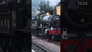 West Somerset Railway  7828 Odney Manor at Minehead steamengine trains railway wsr ukrail [upl. by Noitsirhc451]