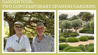 Garden Tour Two contemporary gardens in Spain [upl. by Claiborne]