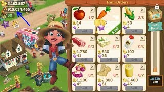 FarmVille 2 LEVEL 2223 Gameplay Hack Unlimited Money Keys HD [upl. by Ajan]