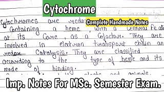 CYTOCHROME BioEnergetic Structure and Function Types Of Structure KanhaiyaPatel [upl. by Leah182]