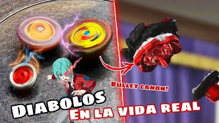 ATAQUES DE DIABOLOS EN LA VIDA REAL Beyblade Burst  NeozBey [upl. by Glenden]