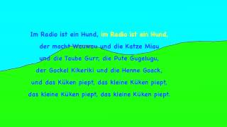 Das kleine Küken piept KARAOKE Lyrics Text Instrumental HD Küken Lied Il Pulcino Pio [upl. by Seldan326]