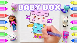 Gabbys Dollhouse Colouring Baby Box [upl. by Dyolf]