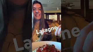 Food review Lasagne 810 delish foodreview food restaurantreview pasta [upl. by Boni]