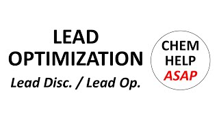 drug lead optimization [upl. by Burkitt738]