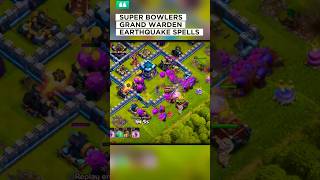 SATISFYING ATTACK 🪨⚔️ clashofclans shorts superbowlersmash [upl. by Ynnos]