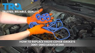 How To Replace Valve Cover Gaskets 19972003 Lexus ES300 [upl. by Ettelloc]