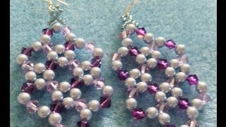 The Lacey EarringsIntermediate Tutorial [upl. by Elohcin644]