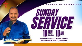 Sunday Service  10112024  Church Of Living God [upl. by Buckler]