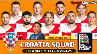 Croatia Squad For UEFA Nations League 2024 in October  Croatia Nations Football Team [upl. by Perkin]