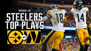 Steelers Top Plays in 2827 Win over Commanders  Pittsburgh Steelers [upl. by Genisia]