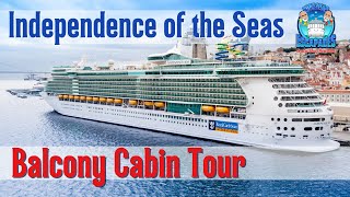 Independence of the Seas Balcony Stateroom Tour  Cabin 7354 [upl. by Auqinimod347]