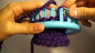 Knitting Loom Strickring  quotAbstrickenquot  flexibler Abschluss auch für Serenity Loom [upl. by Rather465]