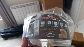 Arai RX7 Evo Rae Helmet Unboxing [upl. by Pinchas719]